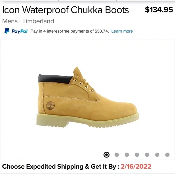 Timberland Icon Waterproof Chukka Boots 7.5 - Picture 10 of 10